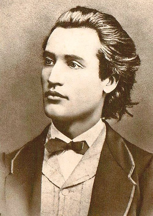 Portretul autorului Mihai Eminescu