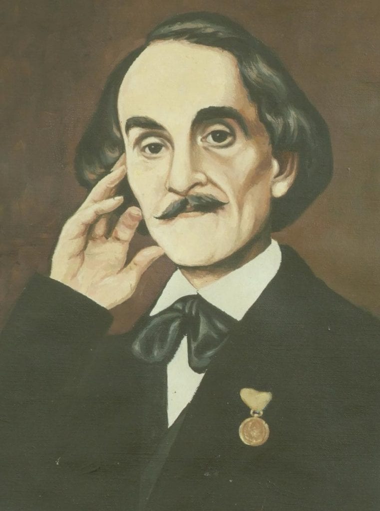 Portretul autorului Grigore Alexandrescu